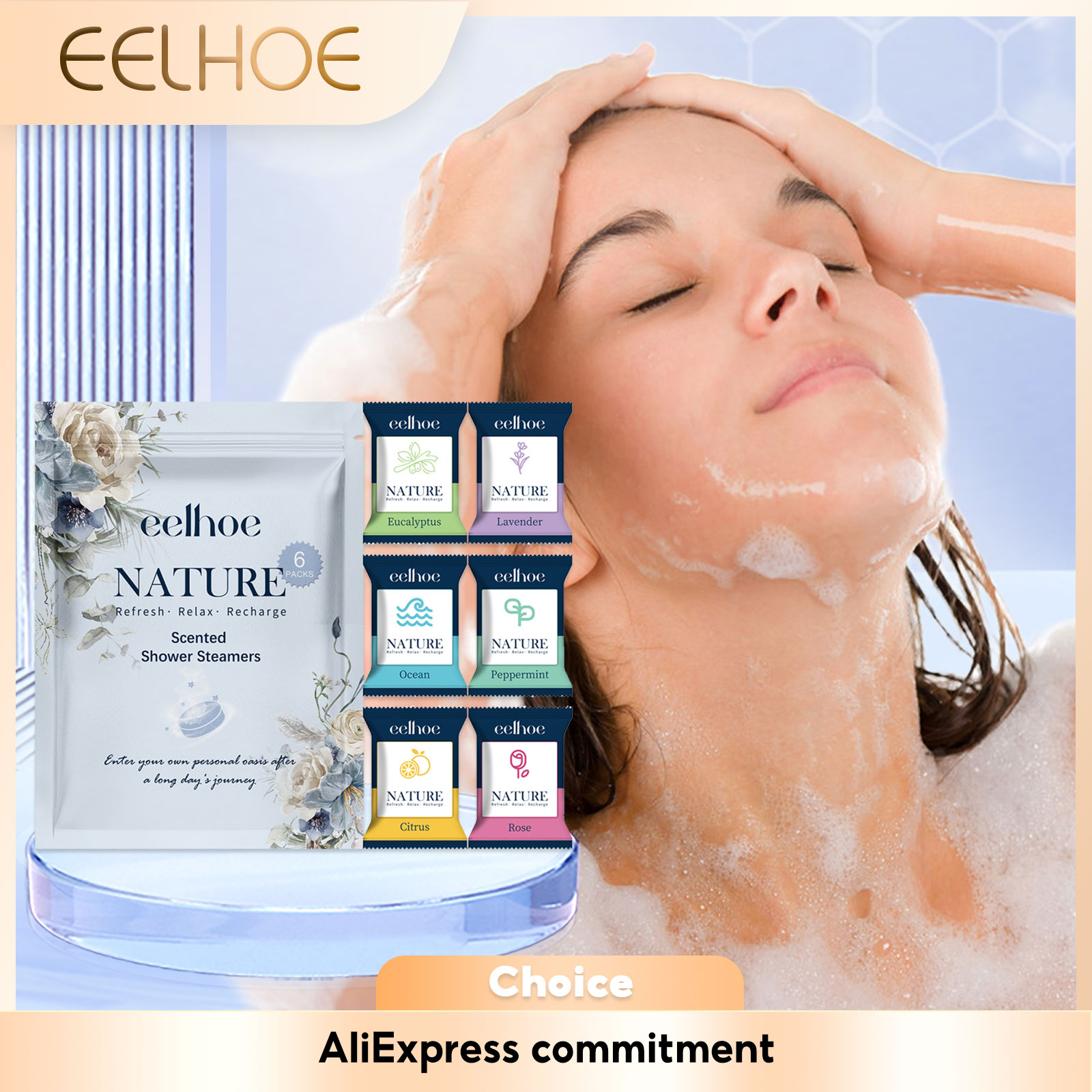 Shower Steamer Tablet - Aromaterapi Duş Tabletleri Uyku Yardımcısı Rahatlatıcı