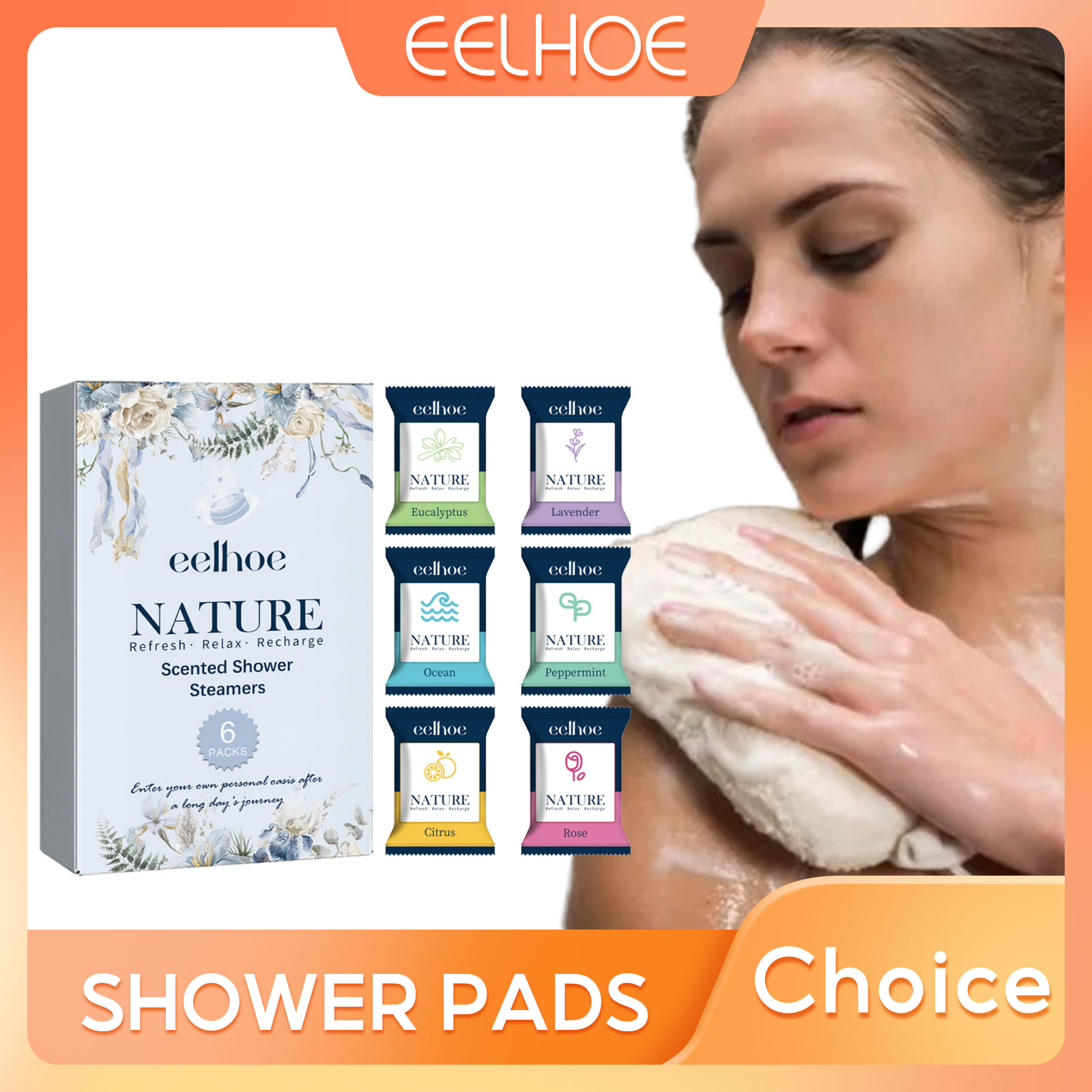 Shower Steamer Tablet - EELHOE Duş Vapurları Tabletler Stres Giderici