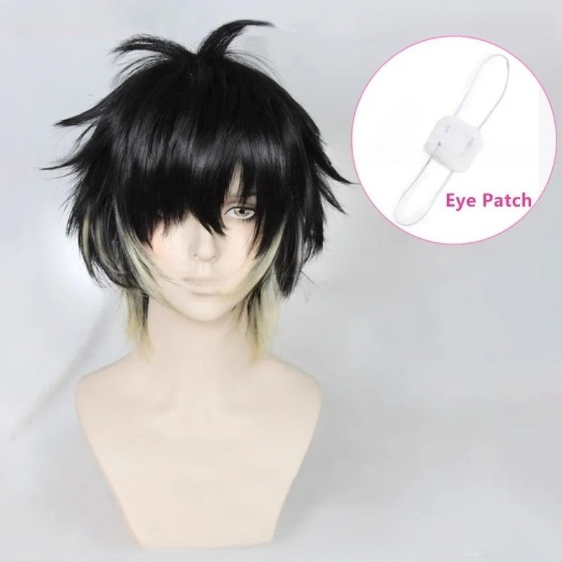 Eye Mask Heated - Anime Towa Sentetik Erkekler Kısa Siyah