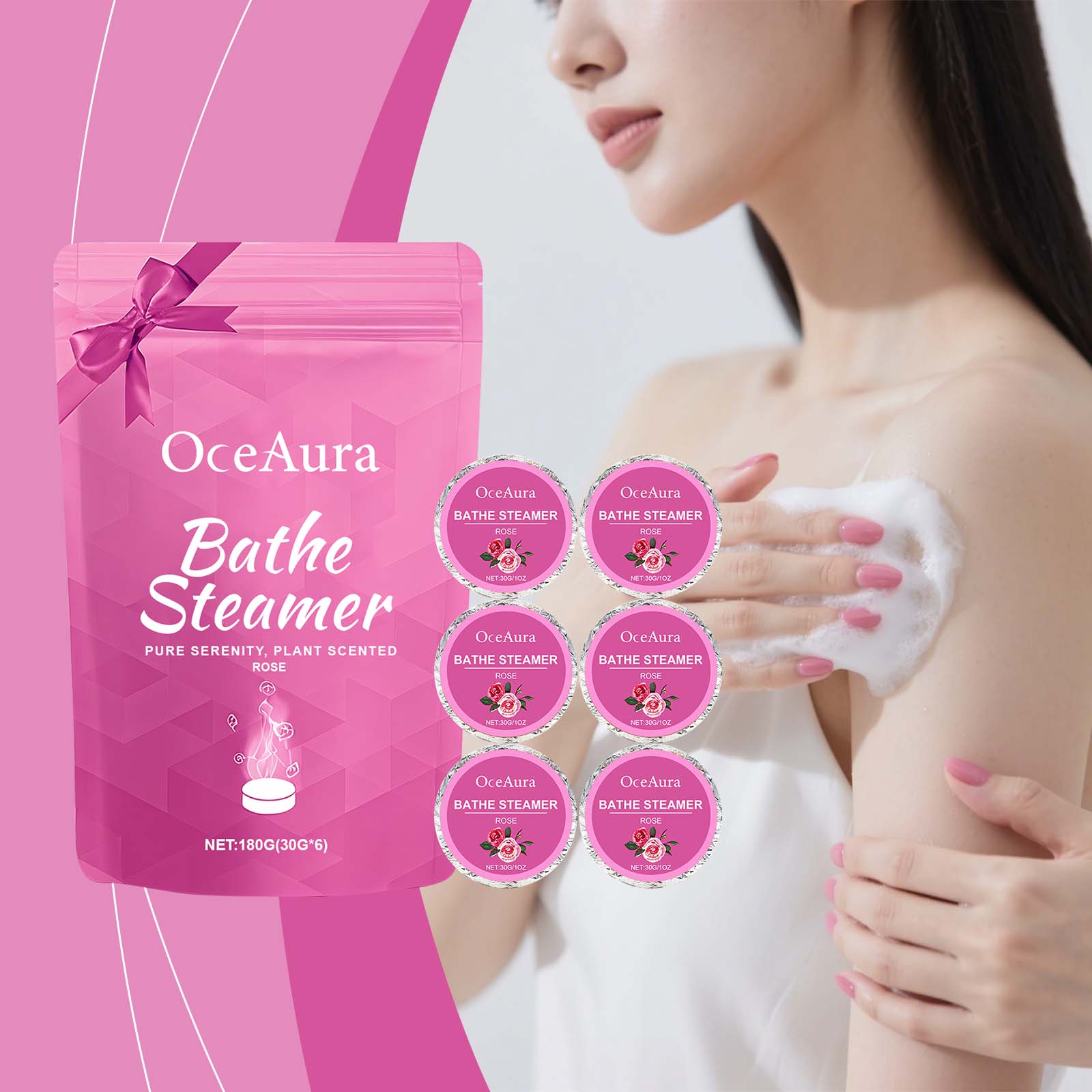 Shower Steamer Tablet - Duş Buharlayıcıları Aromaterapi Stres Giderici Yetişkin