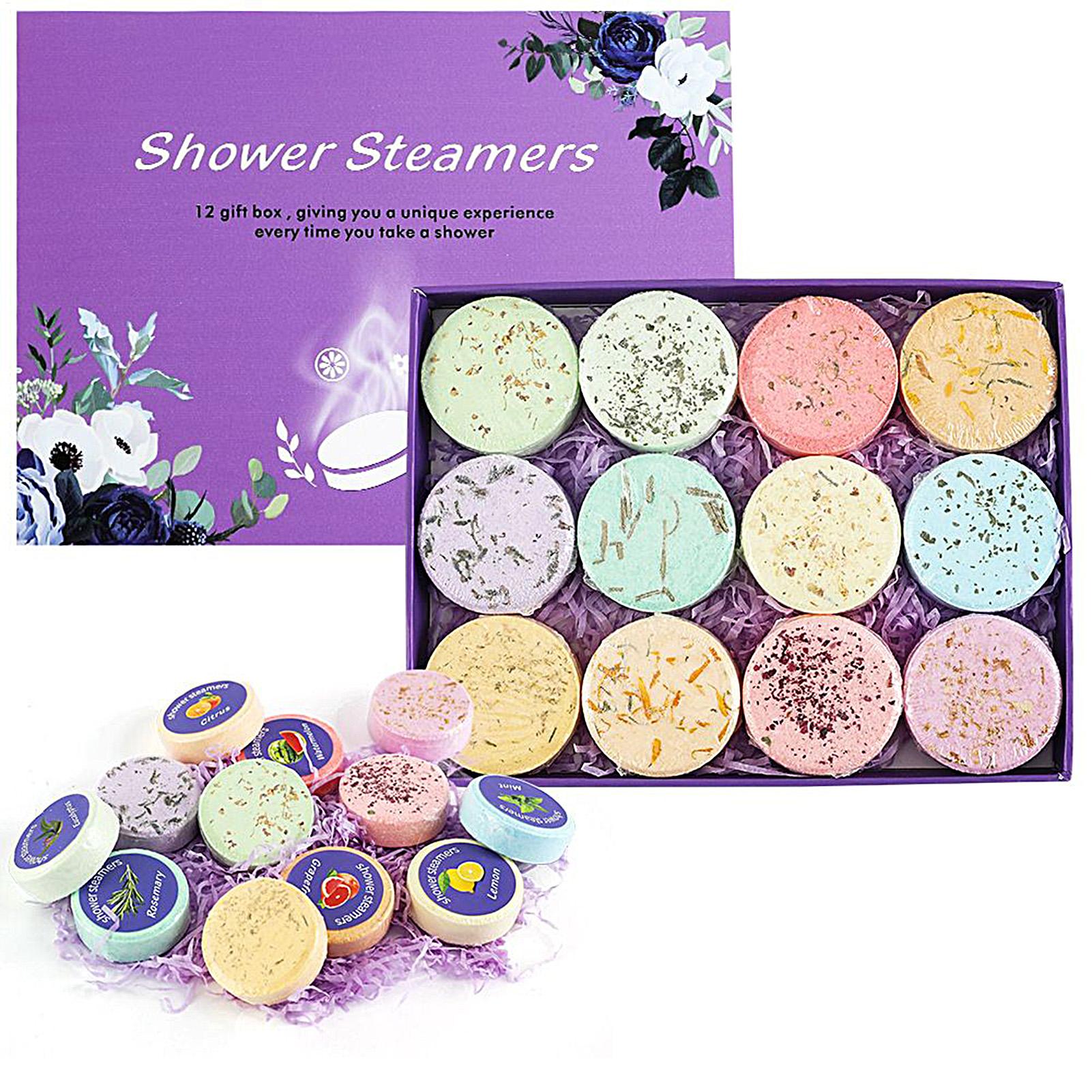 Shower Steamer Tablet - 12'li set küvet aromaterapi duş tableti